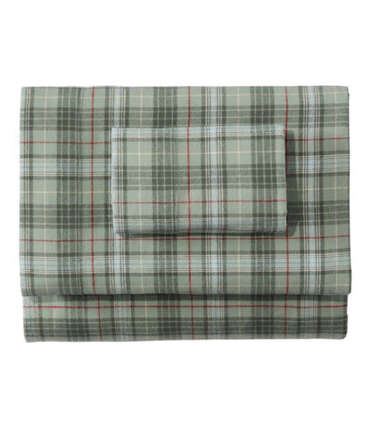 Heritage Chamois Flannel Sheet Collection, Plaid - US 4912
