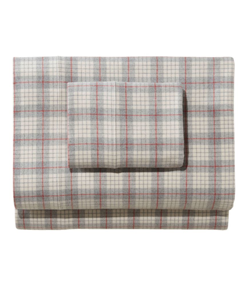 Heritage Chamois Flannel Sheet Collection, Plaid - US 1127