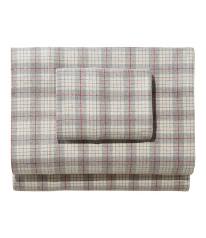 Heritage Chamois Flannel Sheet Collection, Plaid - US 1127