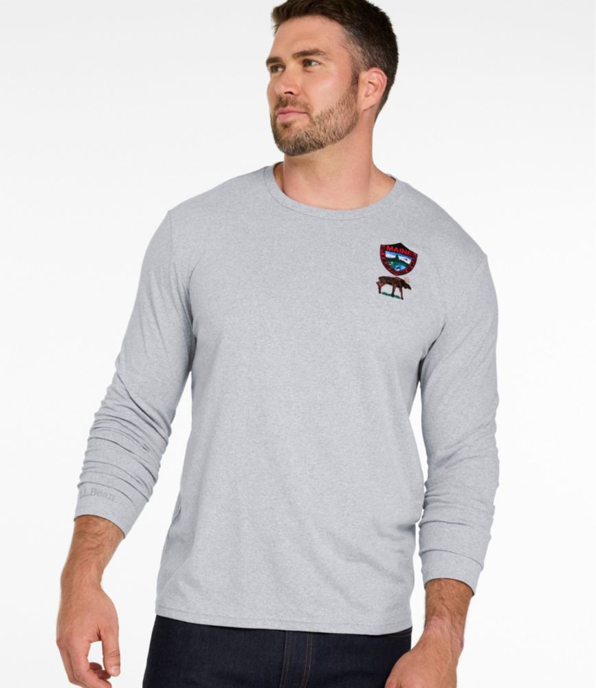 Men's MIF&W Tee, Long-Sleeve Moose - US 8195