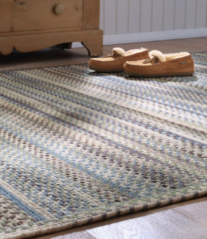 L.L.Bean Braided Wool Rug, Horizontal Braid - US 7215