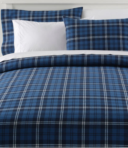 Heritage Chamois Flannel Comforter Cover Collection, Plaid - US 8723