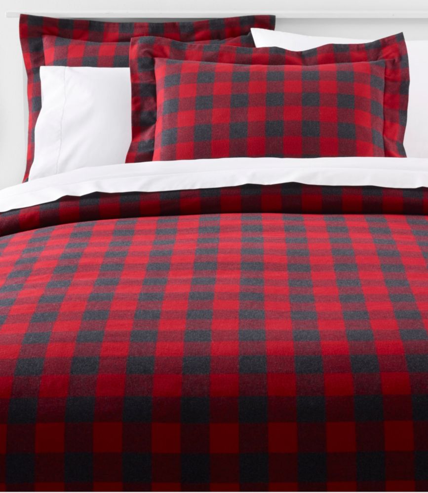 Heritage Chamois Flannel Comforter Cover Collection, Plaid - US 4031