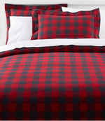 Heritage Chamois Flannel Comforter Cover Collection, Plaid - US 4031