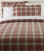 Heritage Chamois Flannel Comforter Cover Collection, Plaid - US 6299