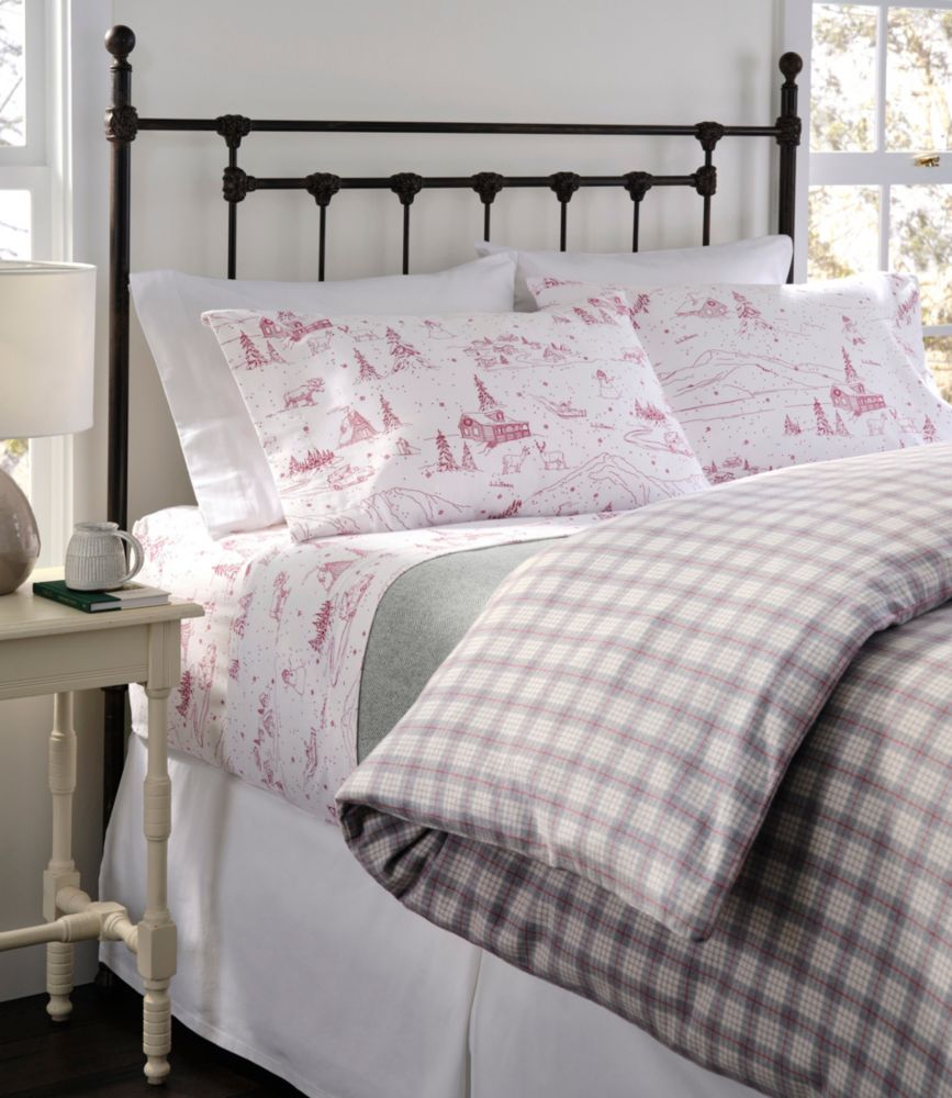 Heritage Chamois Flannel Comforter Cover Collection, Plaid - US 6986