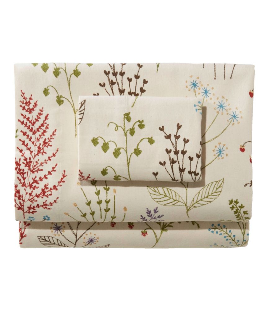 Botanical Floral Flannel Sheet Collection - US 3956