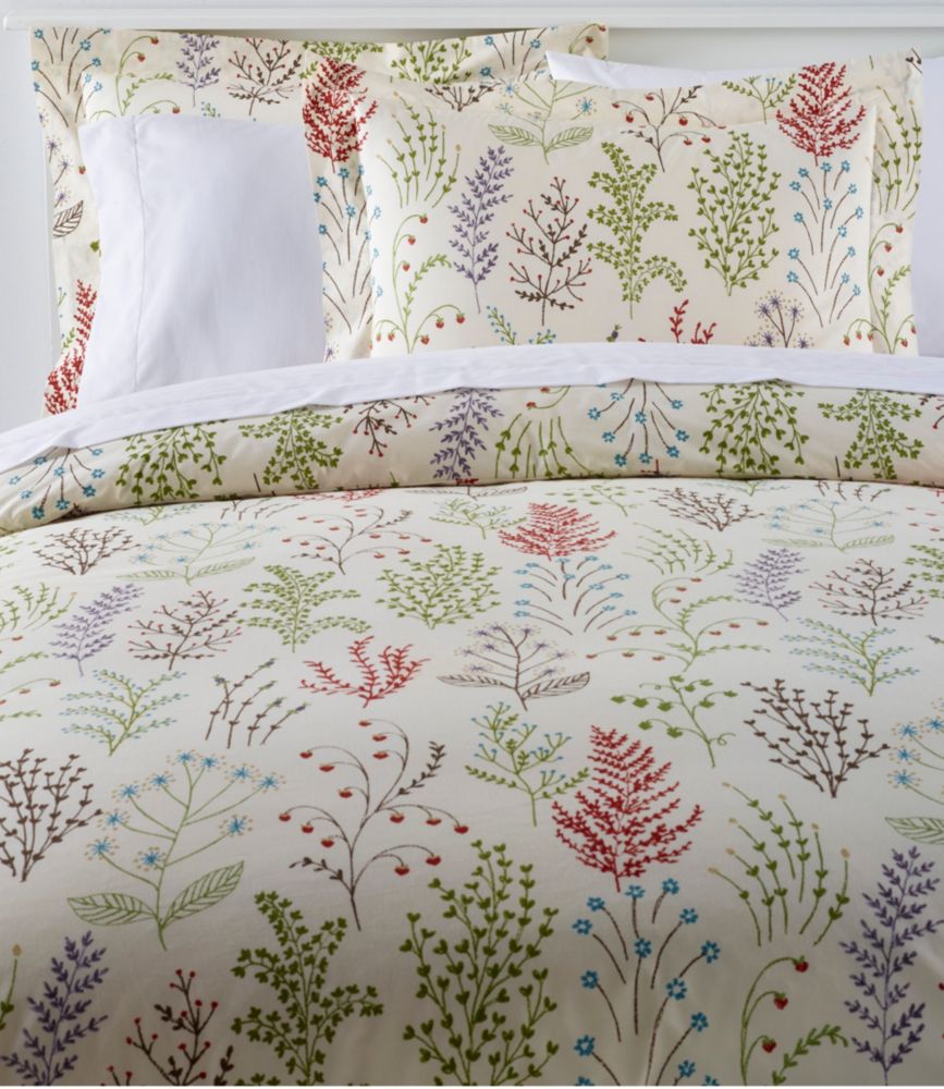 Botanical Floral Percale Comforter Cover Collection - US 9186