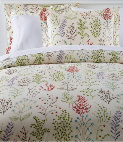 Botanical Floral Percale Comforter Cover Collection - US 9186