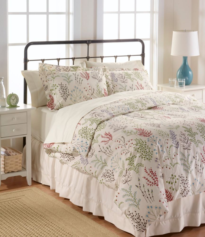 Botanical Floral Percale Comforter Cover Collection - US 9186