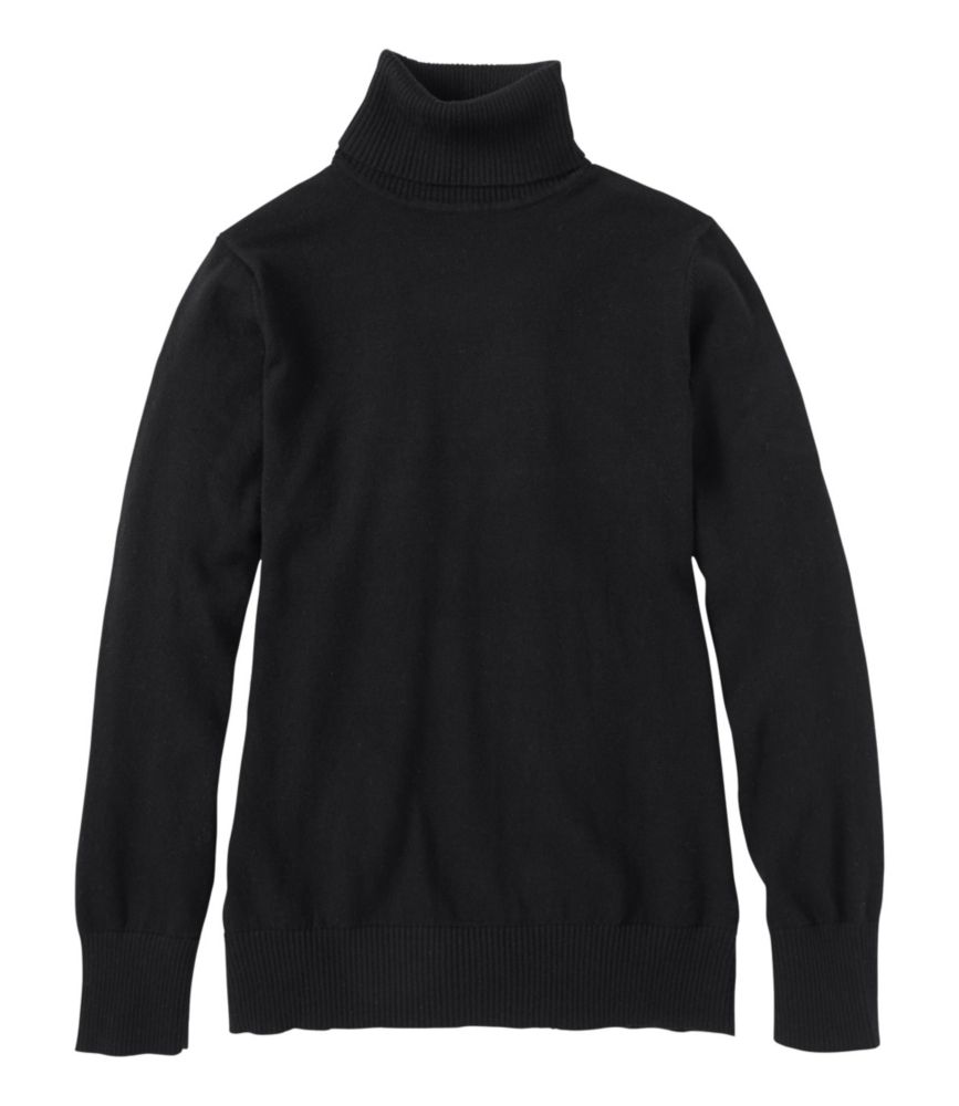 Women's Cotton/Cashmere Sweater, Turtleneck - US 5422