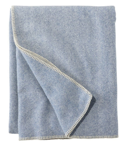 Washable Wool Blanket, Herringbone - US 5807