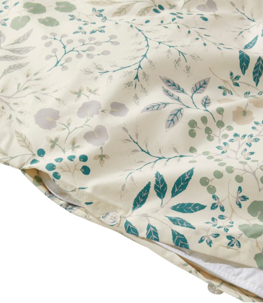 280-Thread-Count Pima Cotton Percale Comforter Cover Collection, Print - US 3847