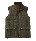 Men's L.L.Bean Upcountry Waxed Cotton Down Vest - US 6029