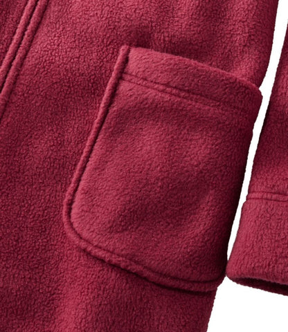 Women's Winter Fleece Robe, Zip-Front - US 8513