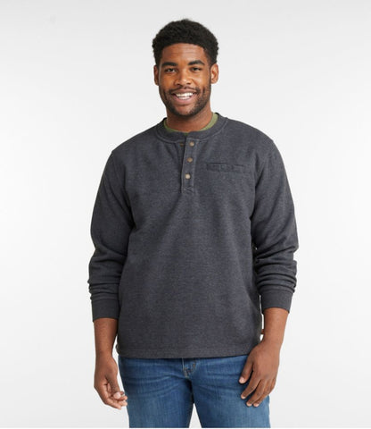 Men's Katahdin Iron Works® Bonded Waffle Fleece Henley - US 3184