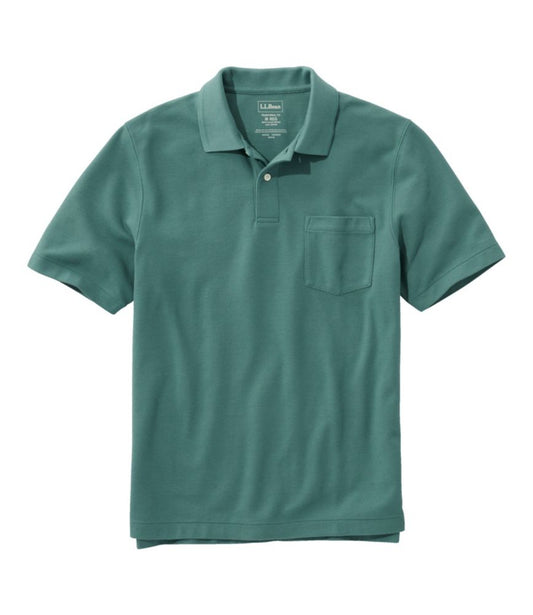 Men's Premium Double L® Polo, Hemmed Short-Sleeve with Pocket - US 7400