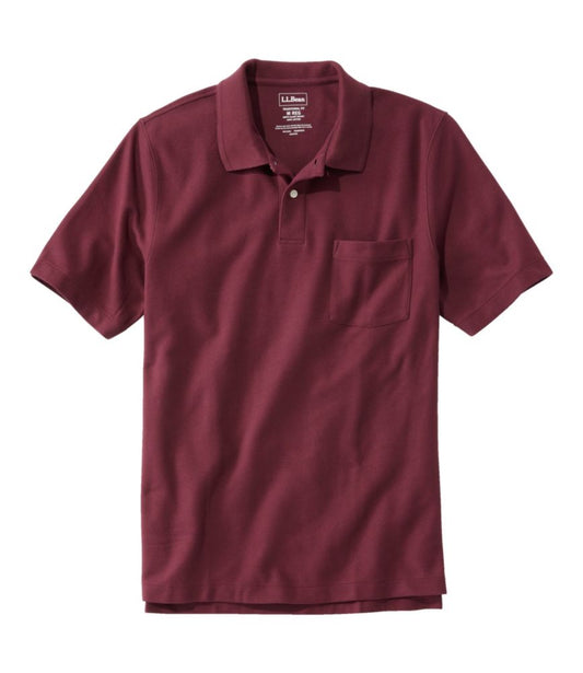 Men's Premium Double L® Polo, Hemmed Short-Sleeve with Pocket - US 6547