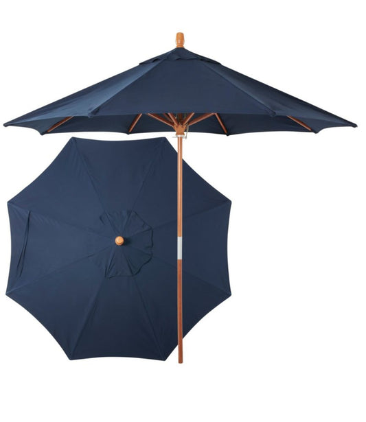 Sunbrella Market Umbrella, Wood - US 4122
