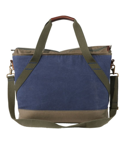 Insulated Waxed-Canvas Tote, Large - US 8049