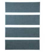 Everyspace Recycled Waterhog Mat, Stair Treads, Set of Four - US 1234