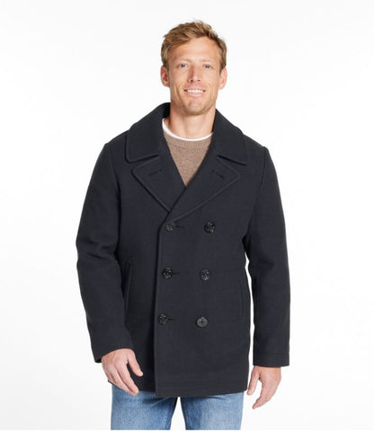 Men's L.L.Bean Wool Peacoat - US 8372