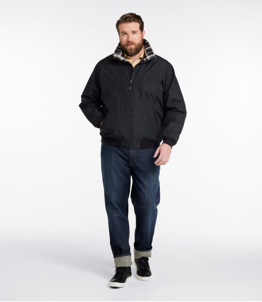 Men's Warm-Up Jacket, Flannel-Lined - US 5226