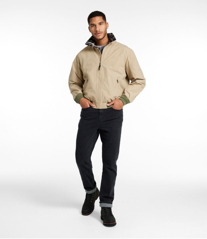 Men's Warm-Up Jacket, Flannel-Lined - US 7419