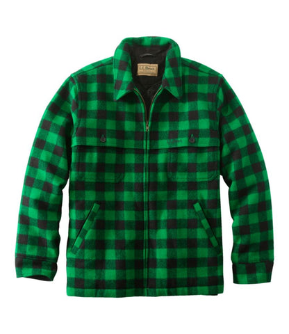 Men's Maine Guide Zip-Front Jac-Shirt with PrimaLoft, Plaid - US 9305