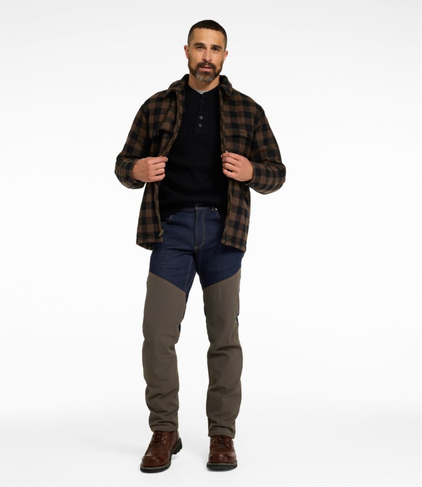 Men's Maine Guide Zip-Front Jac-Shirt with PrimaLoft, Plaid - US 9051