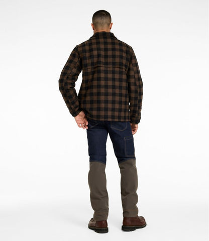Men's Maine Guide Zip-Front Jac-Shirt with PrimaLoft, Plaid - US 9051