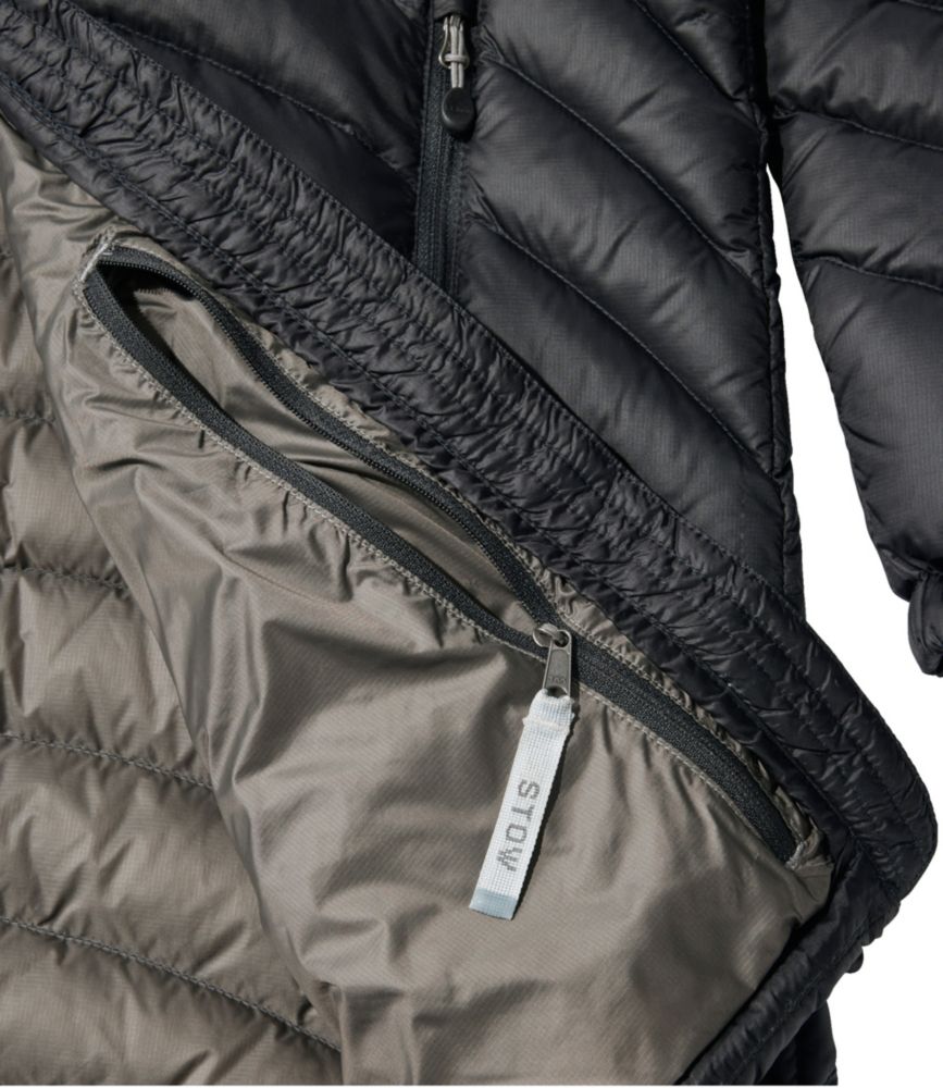 Women's Ultralight 850 Down Hooded Coat, Three-Quarter Length - US 4823