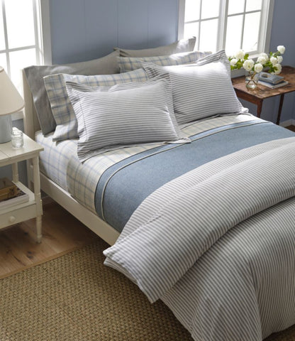 Ultrasoft Comfort Flannel Comforter Cover Collection, Stripe - US 1162