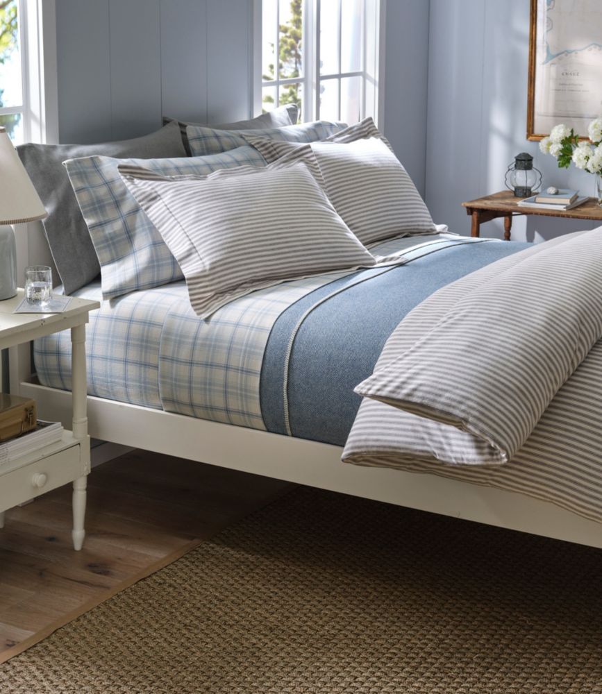 Ultrasoft Comfort Flannel Comforter Cover Collection, Stripe - US 1162