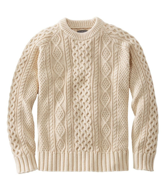 Men's Signature Cotton Fisherman Sweater - US 2882