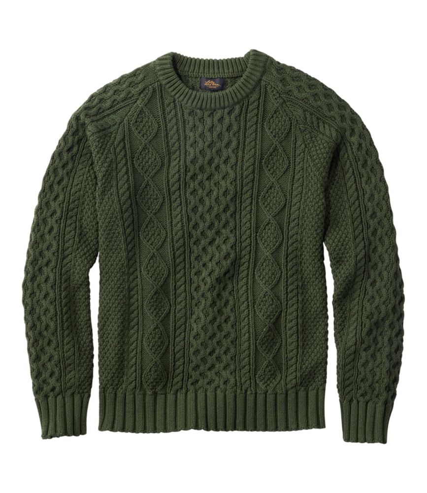 Men's Signature Cotton Fisherman Sweater - US 3544