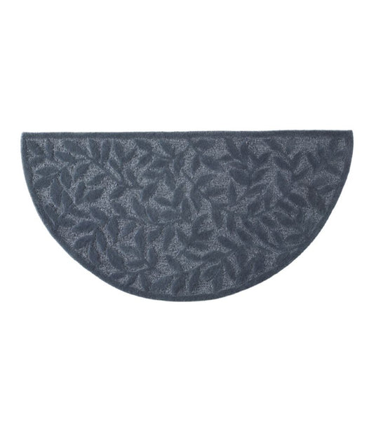 Wool Hearth Rug, Crescent, Leaf - US 4602