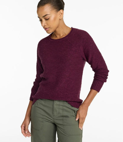 Women's Midweight Cotton Slub Rollneck Pullover - US 1337