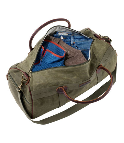 Waxed Canvas Duffle, Medium - US 6549