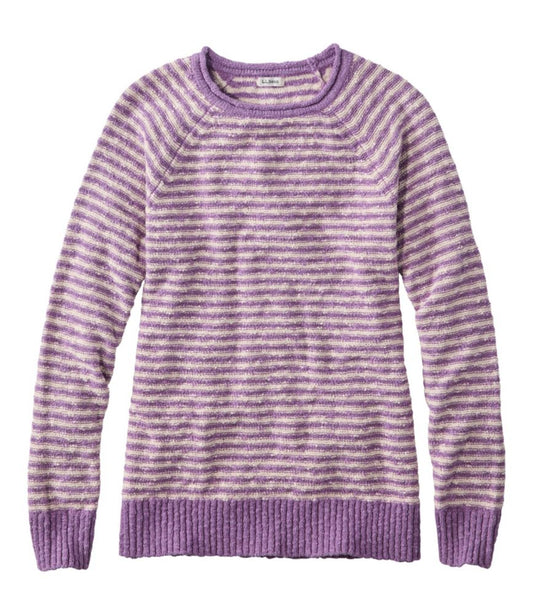 Women's Midweight Cotton Slub Rollneck Pullover Stripe - US 3673
