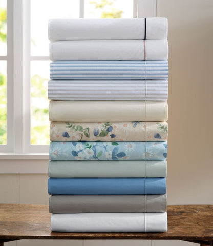 Premium Egyptian Percale Sheet Collection, Stripe - US 2125