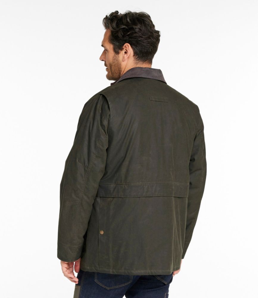 Men's Double L Waxed-Cotton Upland Coat - US 5786
