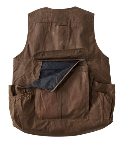 Men's Double L Waxed-Cotton Upland Vest - US 8662