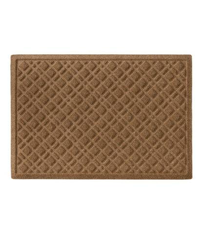 Heavyweight Recycled Waterhog Doormat, Plaid - US 6344