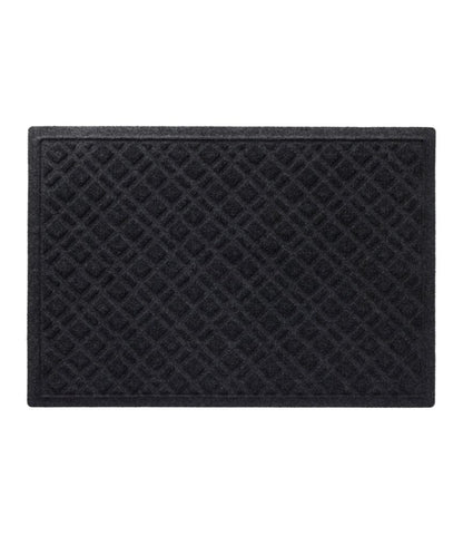 Heavyweight Recycled Waterhog Doormat, Plaid - US 6818