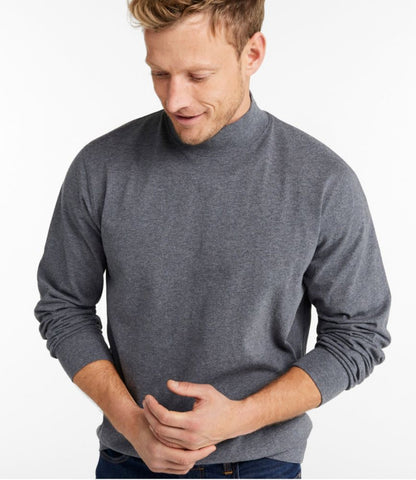 Men's Carefree Unshrinkable Mockneck Shirt - US 8454