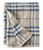 Washable Wool Blanket, Plaid - US 6408