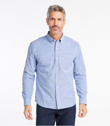 Men's Comfort Stretch® Oxford Shirt, Slightly Fitted Untucked Fit - US 6483