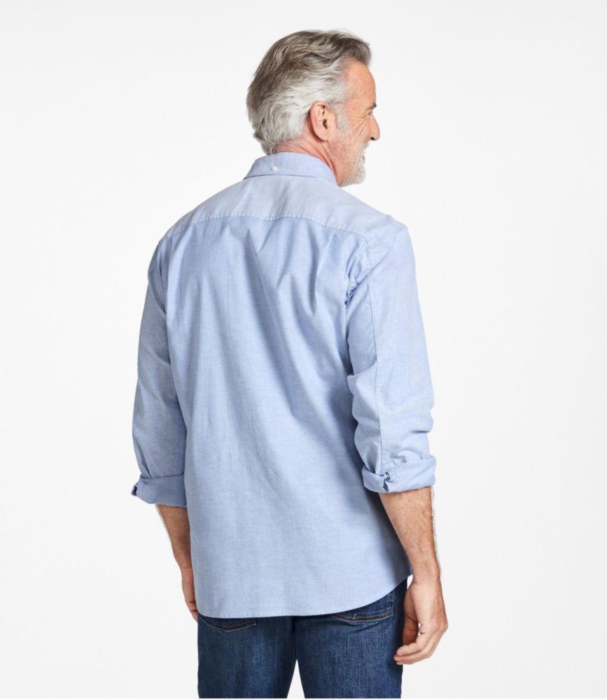 Men's Comfort Stretch® Oxford Shirt, Traditional Untucked Fit - US 7225