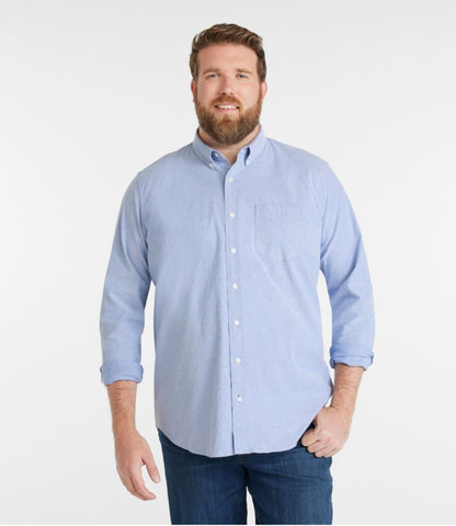 Men's Comfort Stretch® Oxford Shirt, Traditional Untucked Fit - US 7225